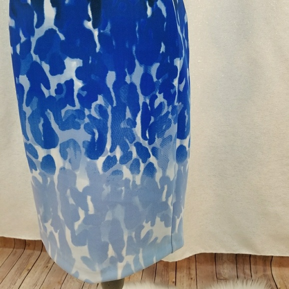 NWT Calvin Klein Animal Print Scuba Sheath Dress - Picture 4 of 8